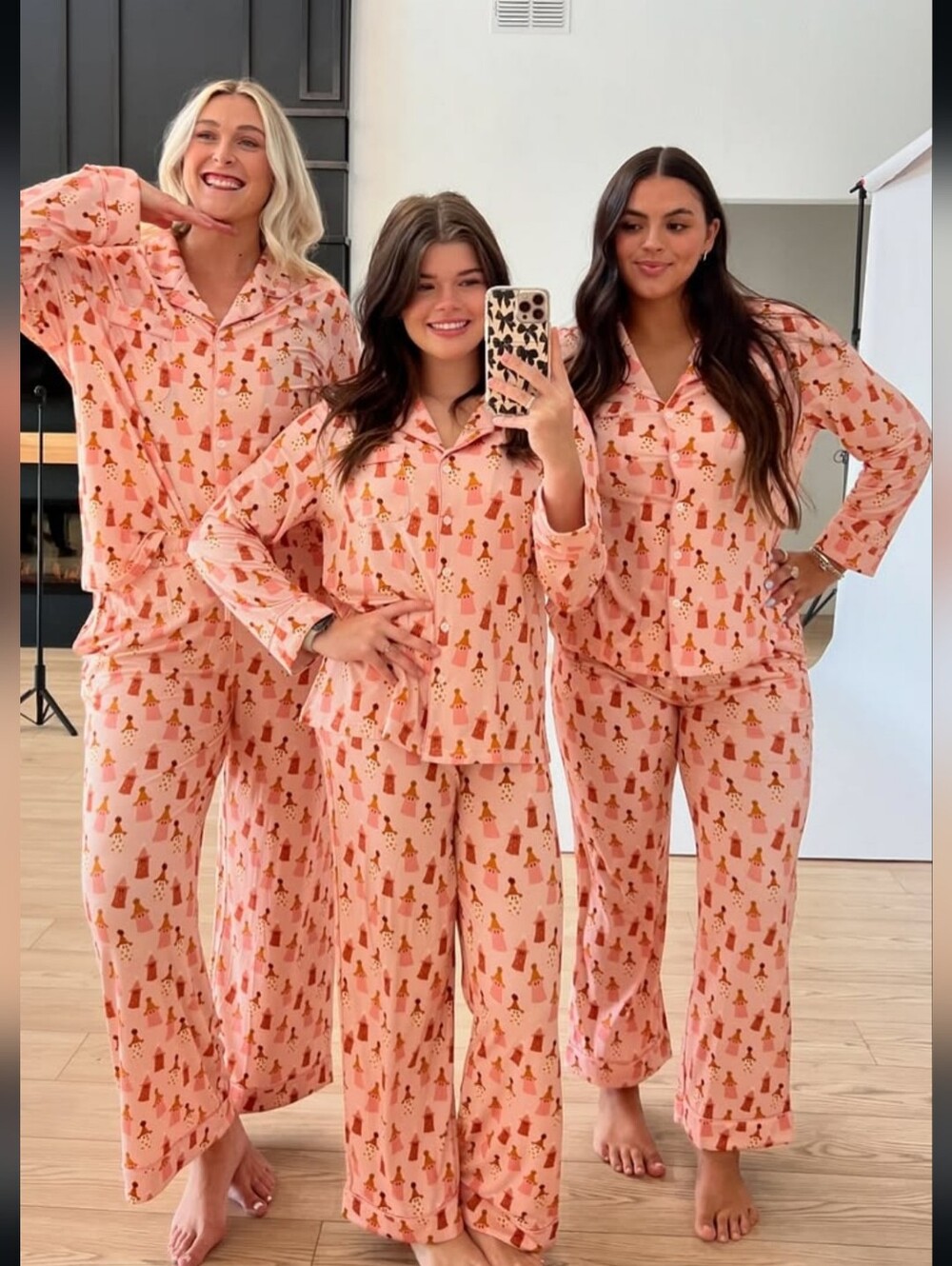 Silks Pajamas Girly Ghosts Halloween M